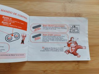 MANUAL DONKEY KONG SPAGNOLO NINTENDO GAME BOY