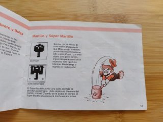 MANUAL DONKEY KONG SPAGNOLO NINTENDO GAME BOY
