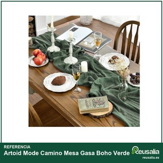Artoid Mode Camino Mesa Gasa Boho Verde