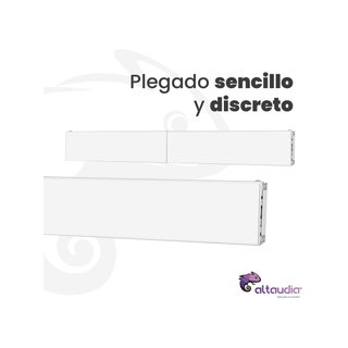 Altaudia tendedero pared aluminio plegable 120cm