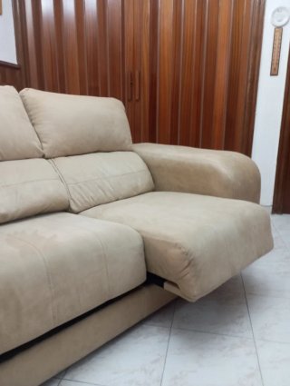 Sofá de 2 plazas beige