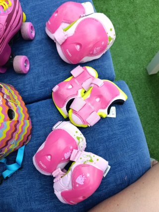 Patines y Casco Infantil regalo kit de protección