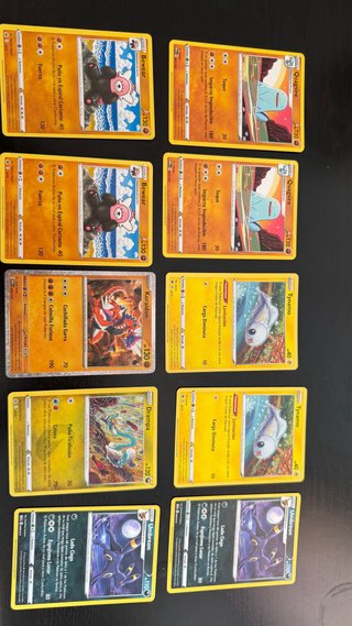 Lote Cartas Pokémon: Miraidon, Quagsire, Eevee