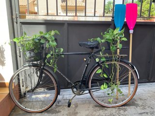 Bicicleta vintage Hermès nº26 decoración