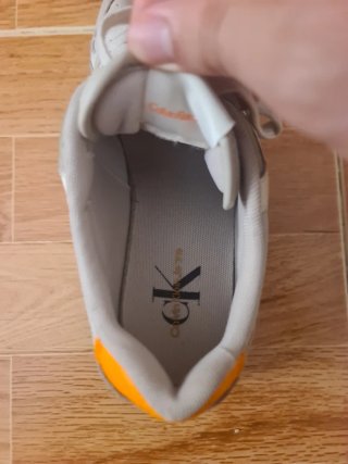Zapatillas Calvin Klein Blancas y Naranja