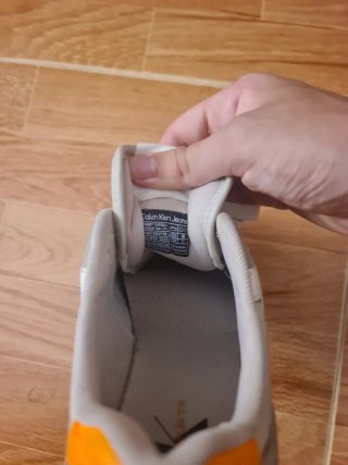 Zapatillas Calvin Klein Blancas y Naranja