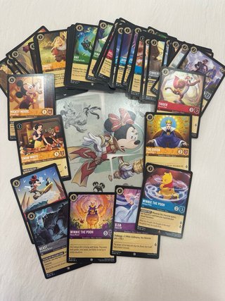 65 Cartas Lorcana Inglés Set 2 sin repetir