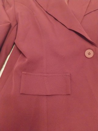 Chaqueta de vestir roja