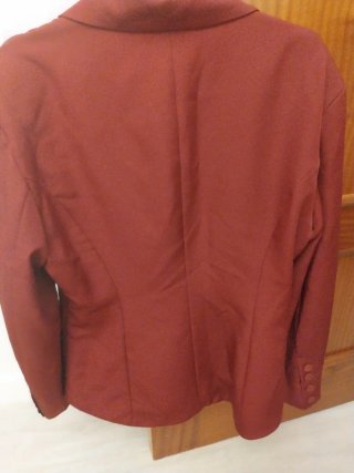 Chaqueta de vestir roja