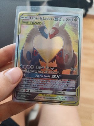 Carta Pokémon Latias & Latios GX 170/181 Full art