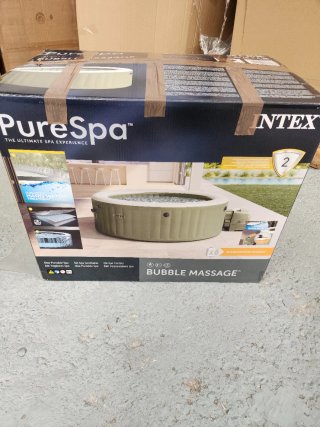 Intex Spa Hinchable Verde Oliva 6 Personas