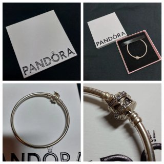 Pulsera Rígida Pandora Estrella Fugaz