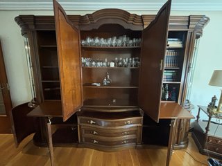 Mueble de salón madera noble