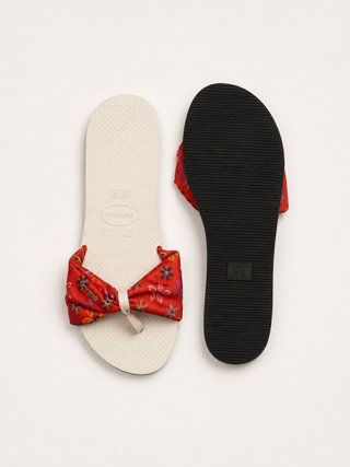 Havaianas Talla 38 Flores Rojas Nuevas