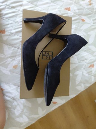 Zapatos tacón ante Gloria Ortiz negros talla 36