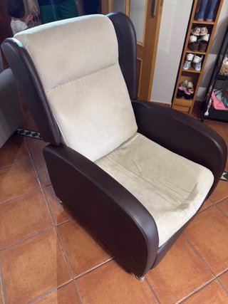 Sillón reclinable individual con funda