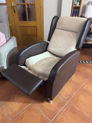 Sillón reclinable individual con funda