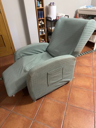 Sillón reclinable individual con funda