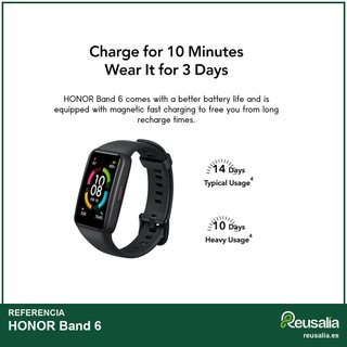 HONOR Band 6 Smartband pantalla AMOLED color