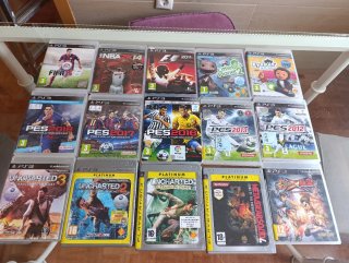 Lote Juegos PS3: FIFA, PES, Uncharted, NBA