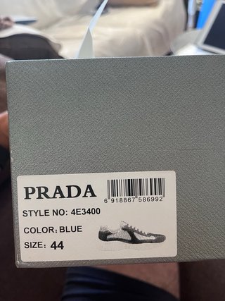 Zapatillas Prada Cup Talla 44 Azul Marino