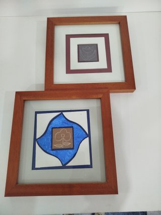 Conjunto de 2 cuadros decorativos