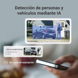 Cámara EZVIZ CB8 Lite 4G + WiFI Solar NUEVO