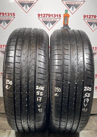 205 55 17 V PIRELLI RUEDA AL 90% VIDA UTIL