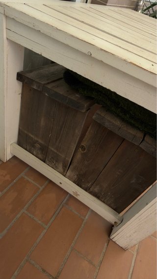 Mesa de madera para jardín o exterior y bancos