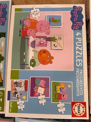 Lote Puzzles Infantiles: Frozen, Peppa Pig, Educa