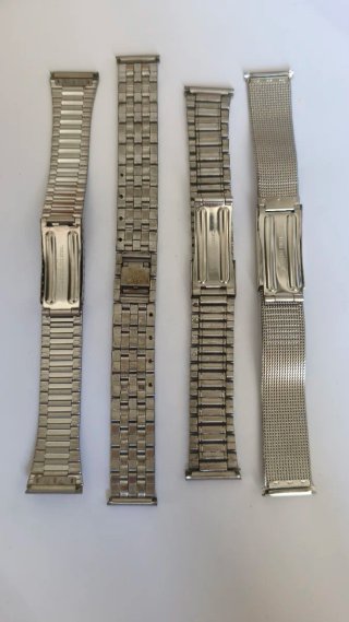 Lote de 4 brazalete reloj surtidos de 18 y 20mm