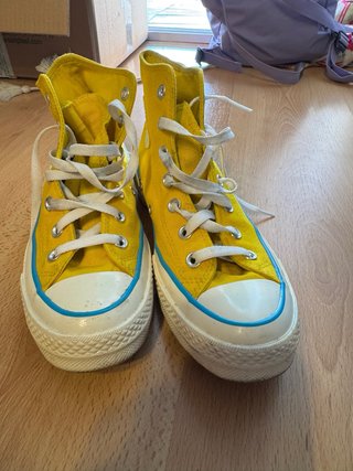 Converse Chuck Taylor Amarillas Talla 38