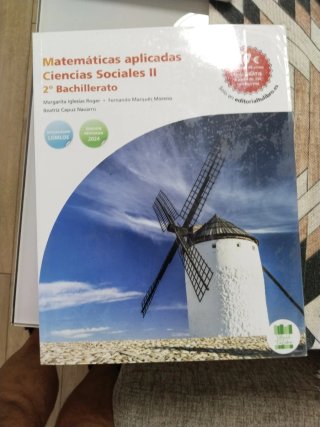 Matemáticas aplicadas ciencias sociales II, 2°Bach