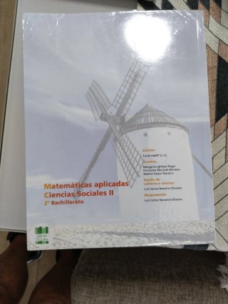 Matemáticas aplicadas ciencias sociales II, 2°Bach