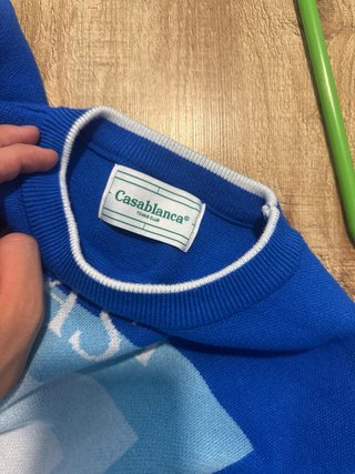 Sudadera Casa Blanca Azul y Blanca