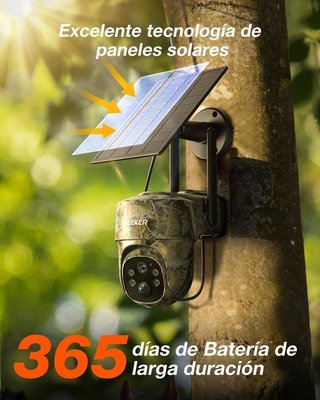 Cámara de vigilancia 4G solar camuflaje NUEVA