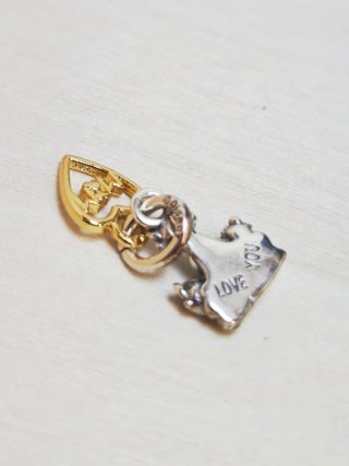 Pandora Charm aristogstos Corazón Dorado Disney