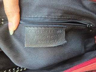 Bolso de Hombro Rojo