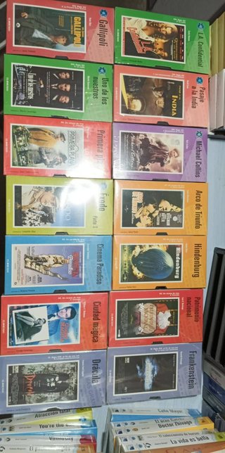 Lote 130 VHS Clásicos Cine (Español)