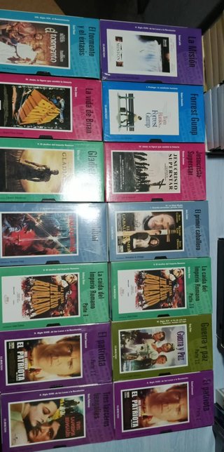 Lote 130 VHS Clásicos Cine (Español)