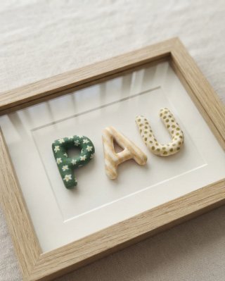 Letras decorativas para colgar