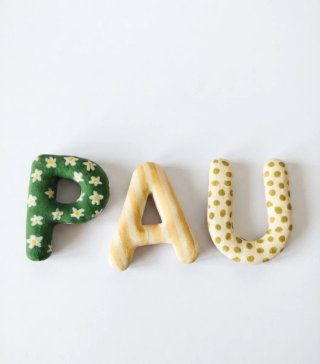 Letras decorativas para colgar
