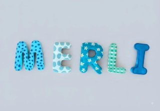 Letras decorativas para colgar