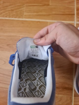 Zapatillas Puma Suede Azul y Blanco