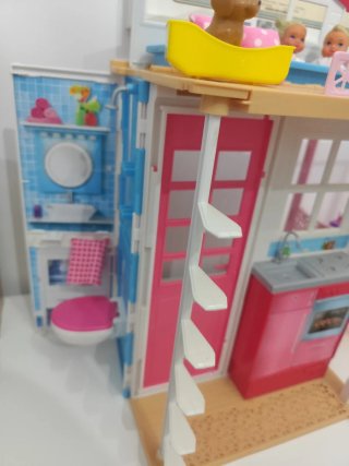 Casa Barbie Plegable 2 Pisos