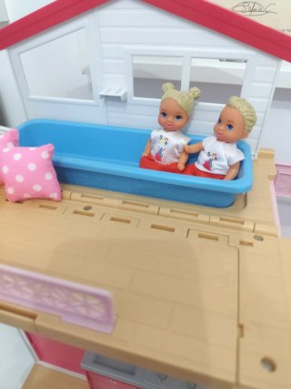 Casa Barbie Plegable 2 Pisos