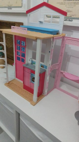 Casa Barbie Plegable 2 Pisos