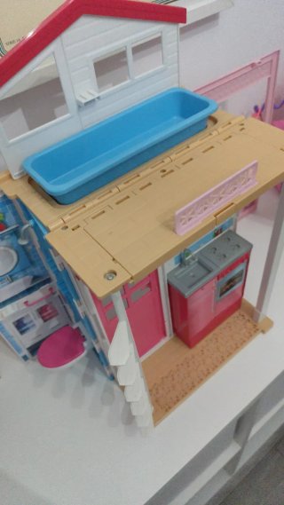 Casa Barbie Plegable 2 Pisos