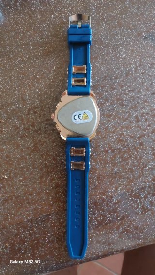 Orologio LINDGER Quarzo Blu e Oro