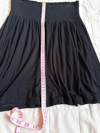 Minigonna nera elastica in viscosa di H&M | tg. XS